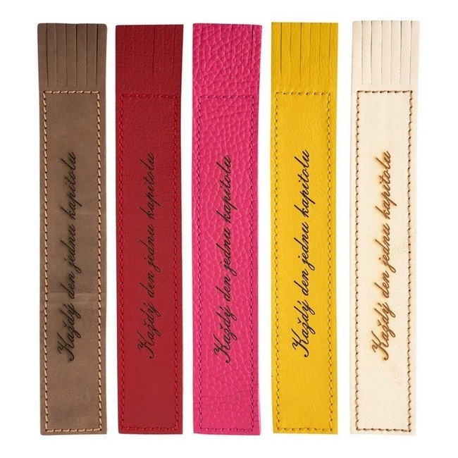 Obálka knihy KOŽENÁ ZÁLOŽKA KAŽDÝ DEN JEDNU KAPITOLU od autora <br>