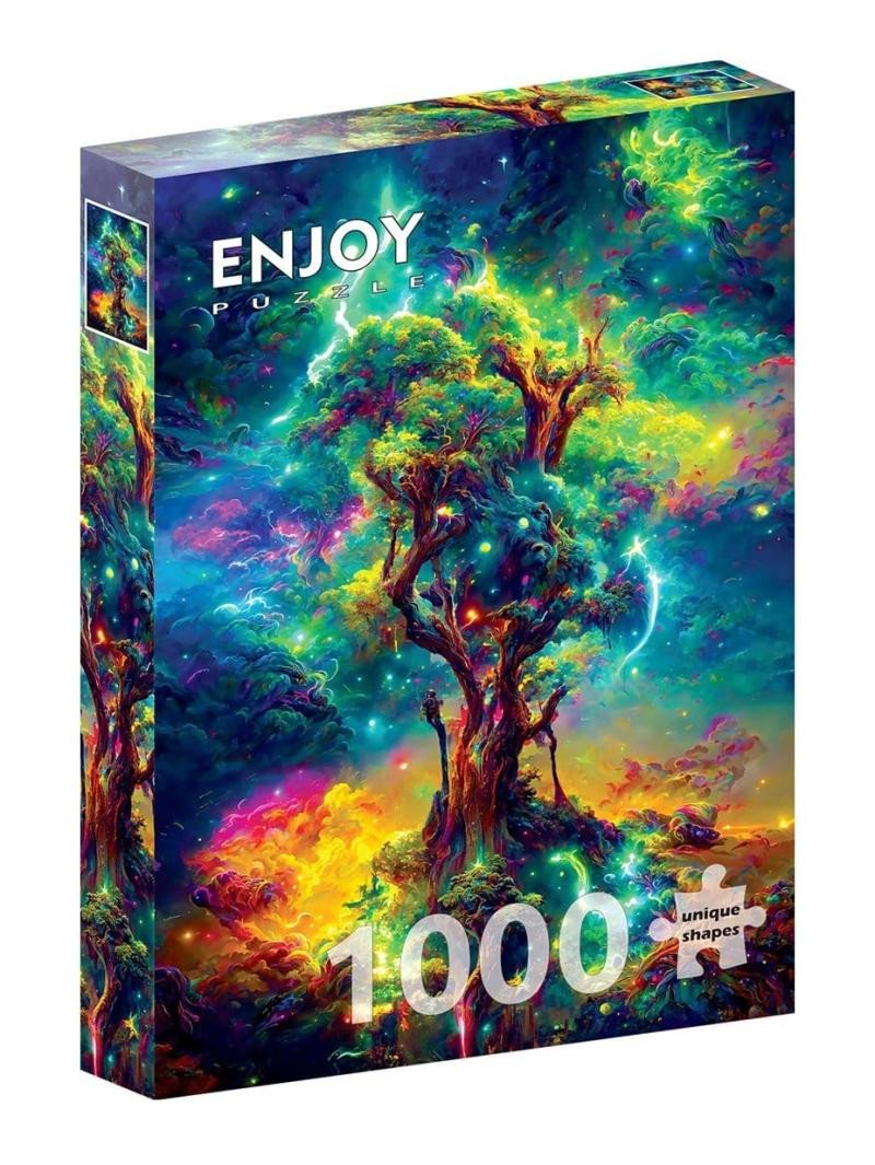 PUZZLE KOSMICKÝ STROM ŽIVOTA 1000 DÍLKŮ