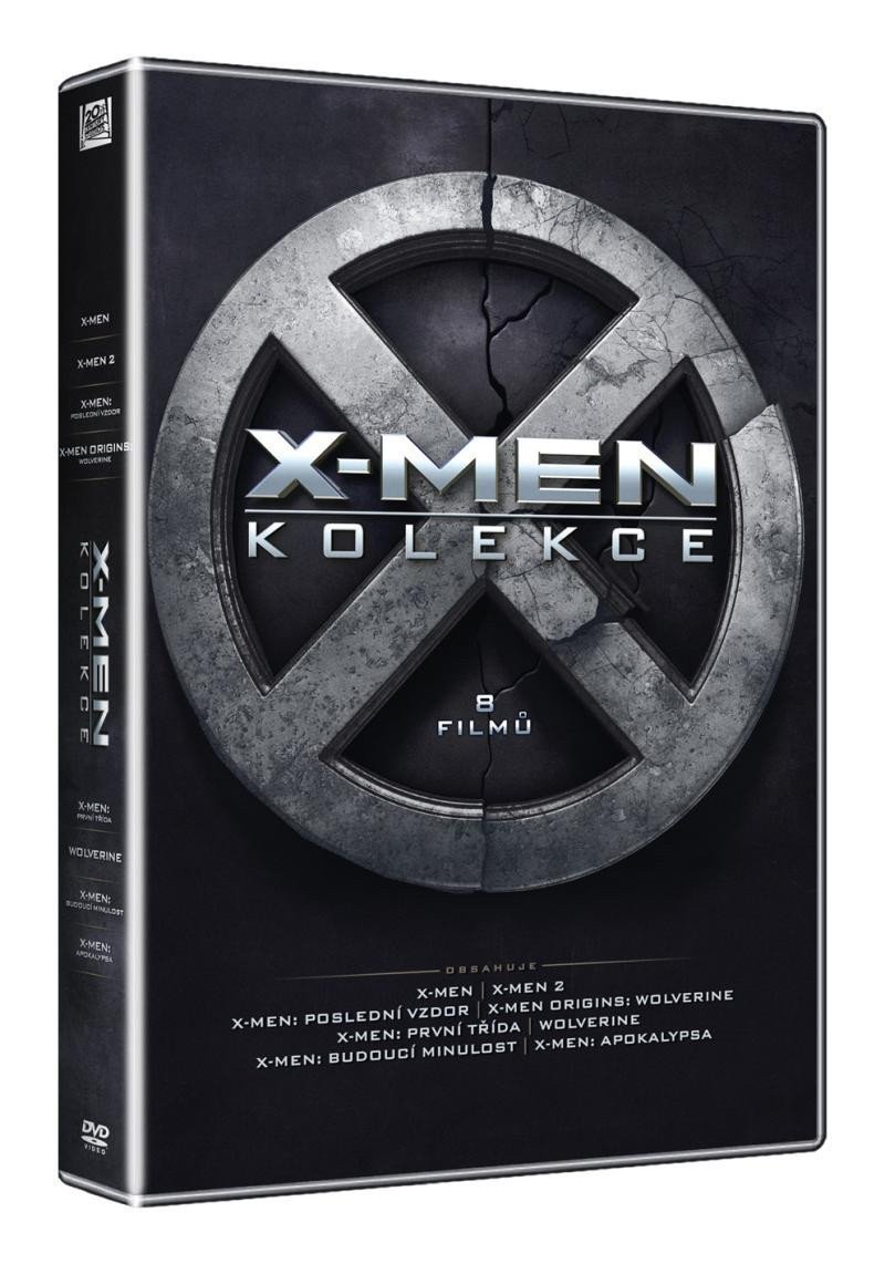X-MEN KOLEKCE 8 FILMŮ 8DVD