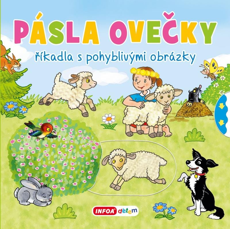 PÁSLA OVEČKY - ŘÍKADLA S POHYBLIVÝMI OBR