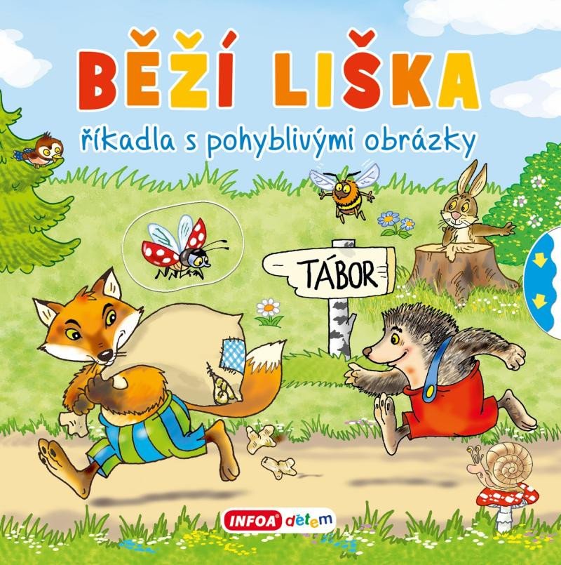 BĚŽÍ LIŠKA - ŘÍKADLA S POHYBLIVÝMI OBRÁZKY