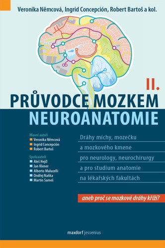 Obálka knihy PRŮVODCE MOZKEM - NEUROANATOMIE II. od autora Němcová,  Concepción,  Bartoš