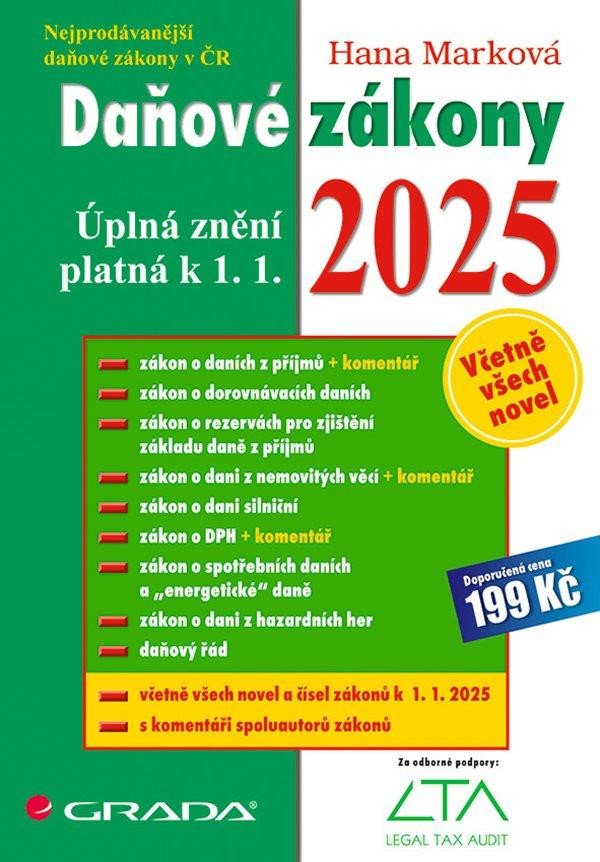 DAŇOVÉ ZÁKONY 2025 GRADA