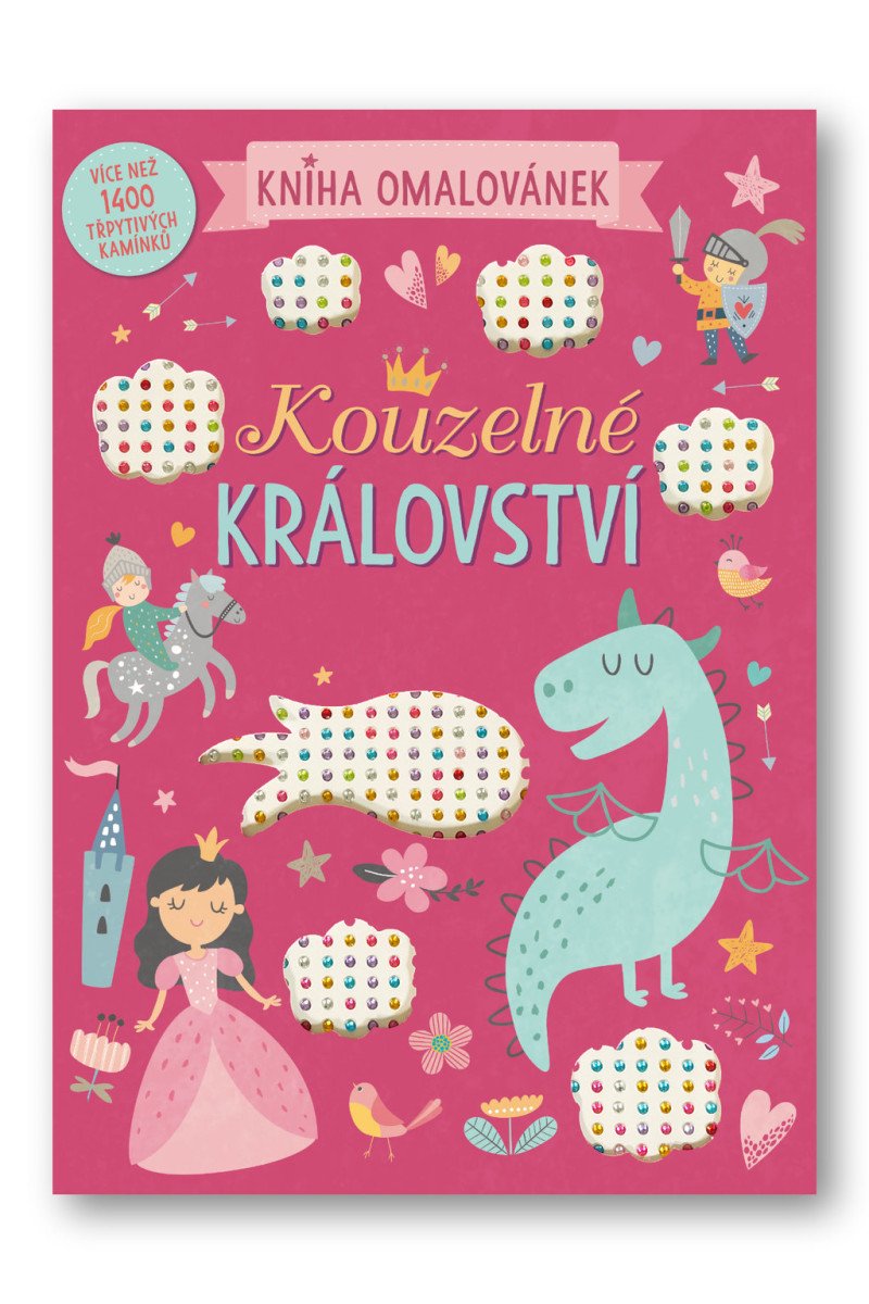 Obálka knihy KOUZELNÉ KRÁLOVSTVÍ - KNIHA OMALOVÁNEK od autora <br>