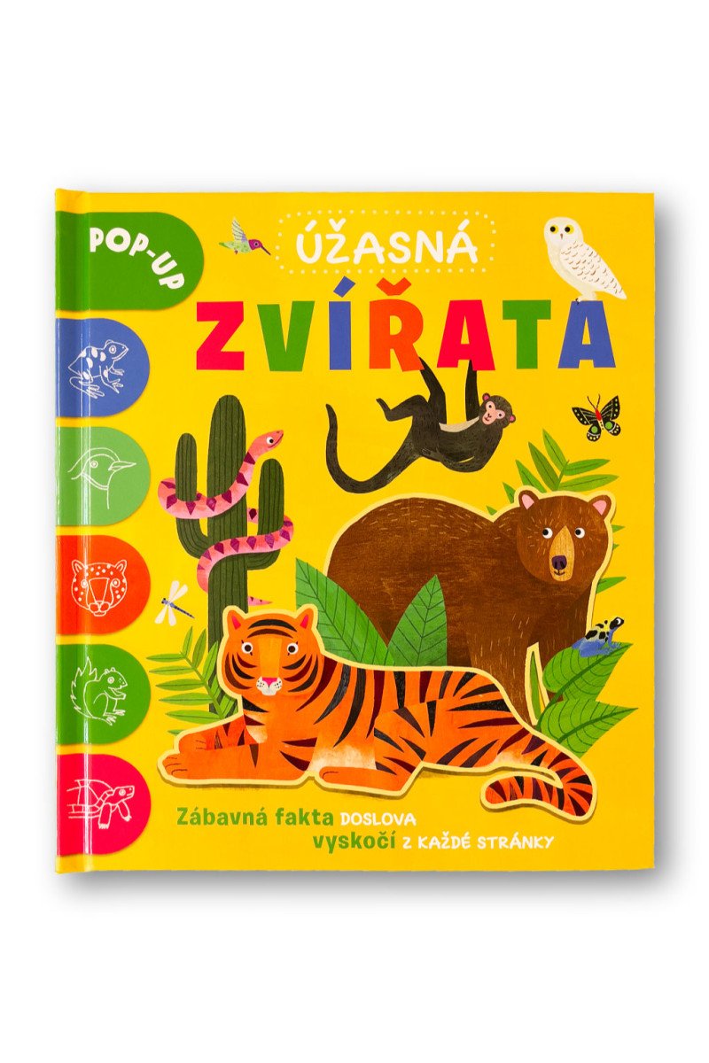 Obálka knihy ÚŽASNÁ ZVÍŘATA POP-UP od autora Ard Catherine