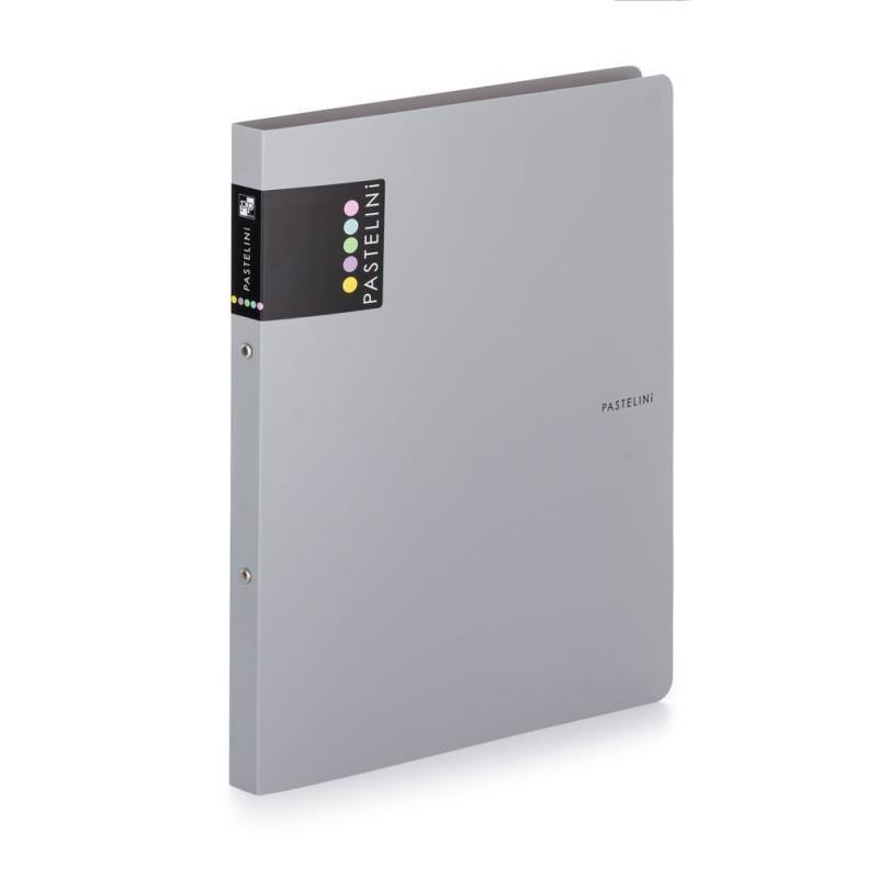 Obálka knihy POŘADAČ A4 2KR. PASTELINI/ŠEDÁ od autora neuveden