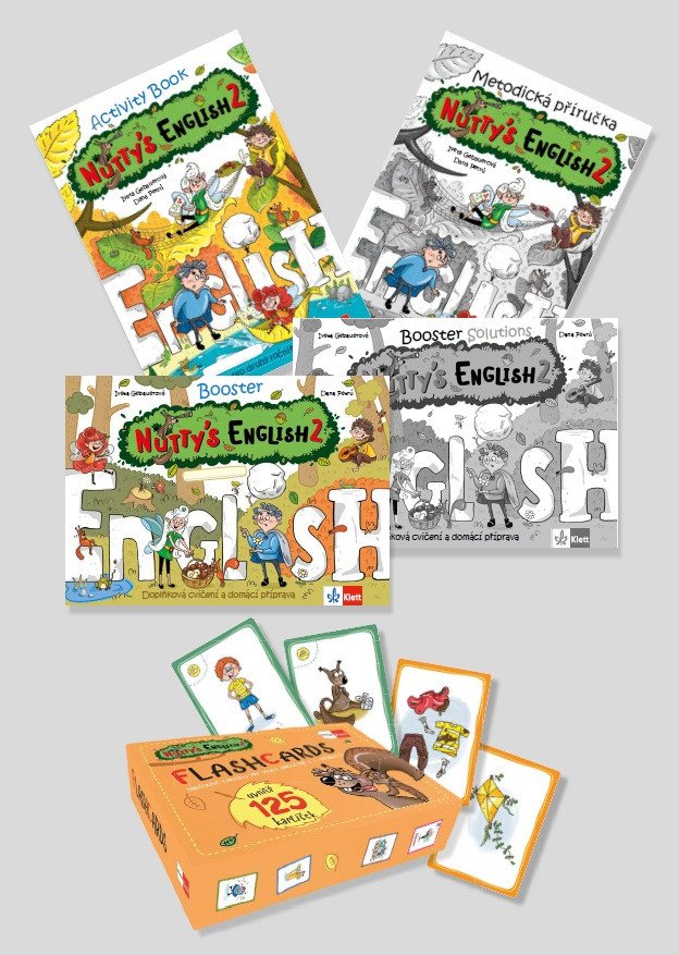 Obálka knihy NUTTY’S ENGLISH 2 - ZÁKLADNÍ UČITELSKÝ BALÍČEK od autora <br>