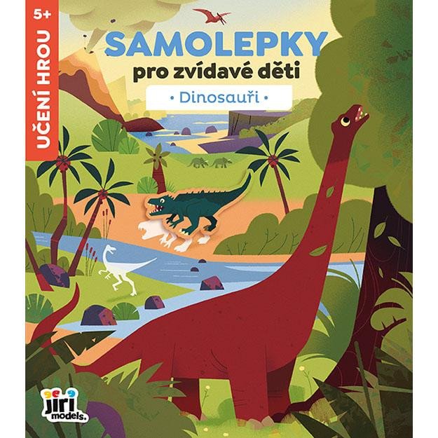 SAMOLEPKY PRO ZVÍDAVÉ DĚTI DINOSAUŘI