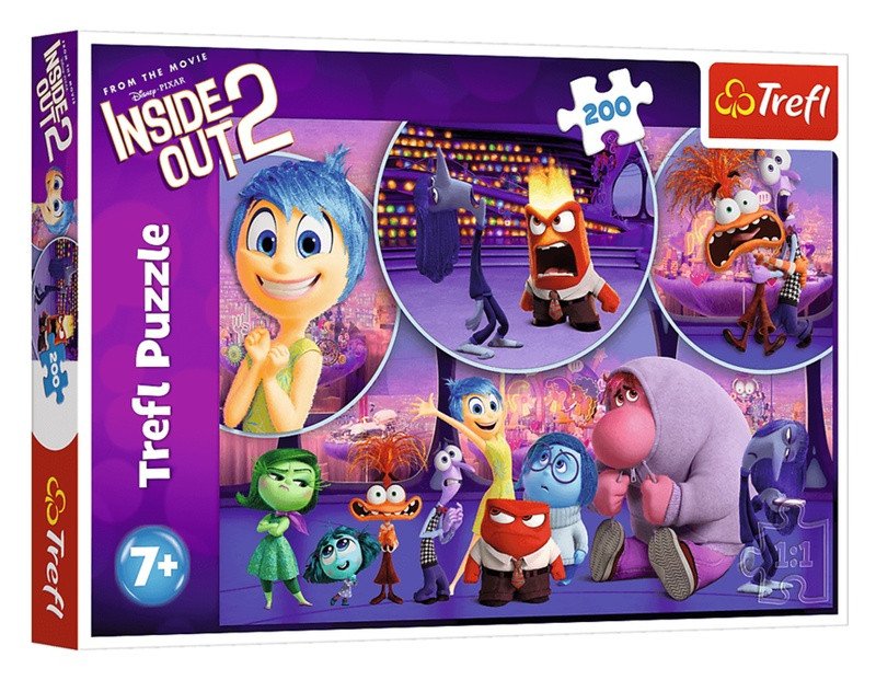 PUZZLE V HLAVĚ 2: DĚTSKÉ EMOCE 200 DÍLKŮ