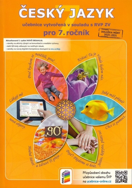 Obálka knihy ČESKÝ JAZYK 7 UČEBNICE PRO ZŠ (7-55) od autora Kvačková a kolektiv