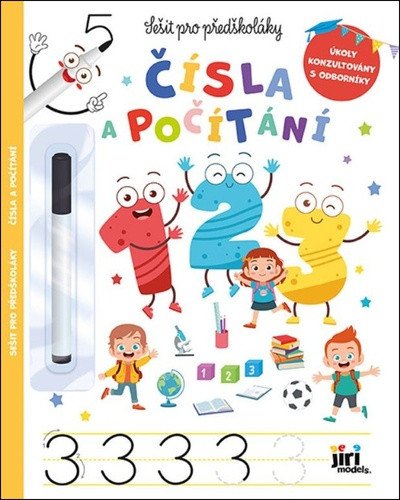 Obálka knihy SEŠIT PRO PŘEDŠKOLÁKY - ČÍSLA A POČÍTÁNÍ od autora <br>