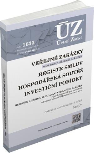 ÚZ 1633 VEŘEJNÉ ZAKÁZKY REGISTR SMLUV HOSPODÁŘSKÁ SOUTĚŽ