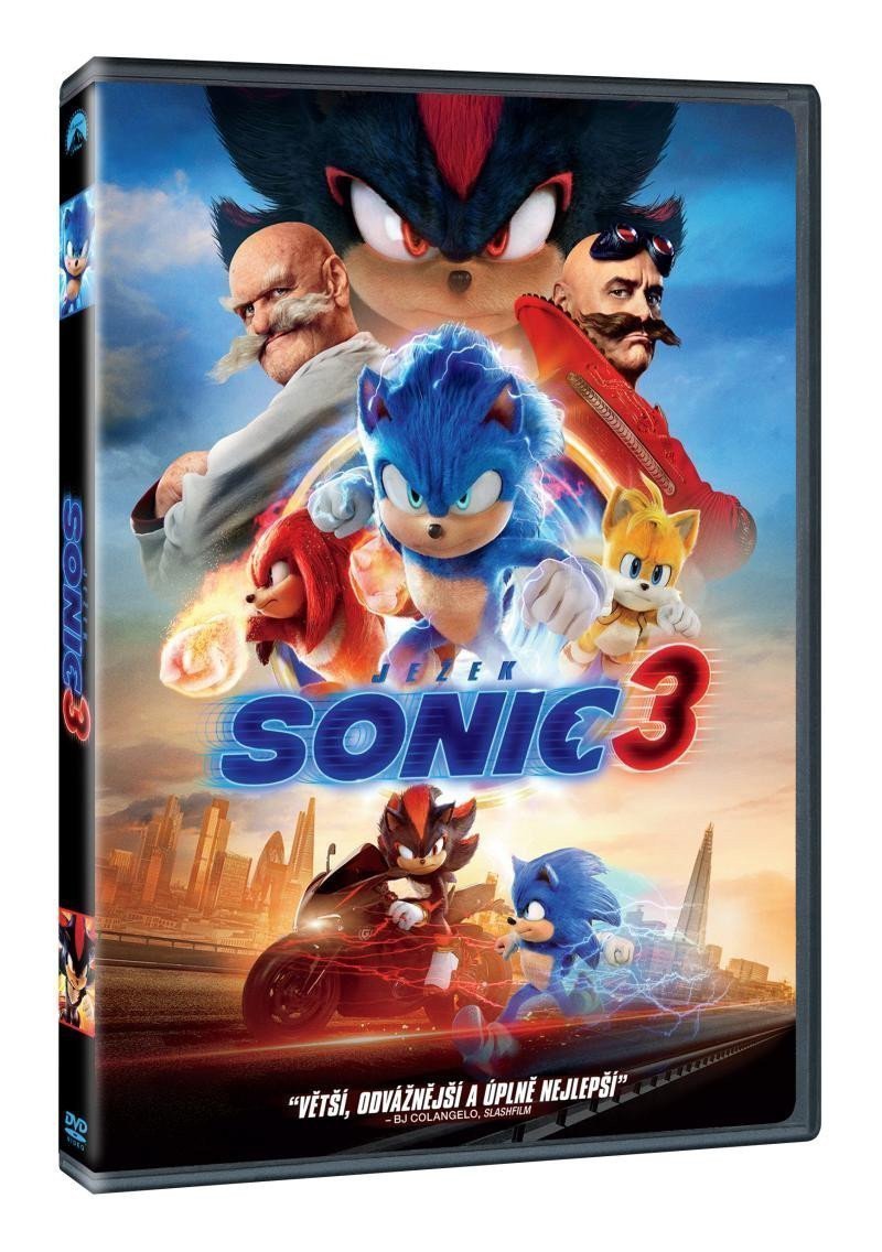 DVD JEŽEK SONIC 3 DVD
