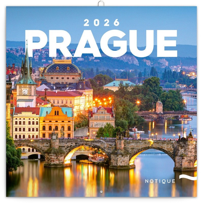 PRAHA 2026 KALENDÁŘ NÁSTĚNNÝ