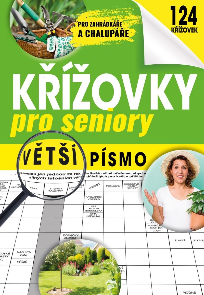 KŘÍŽOVKY PRO SENIORY - PRO ZAHRÁDKÁŘE A