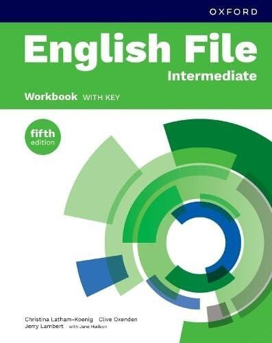 Obálka knihy ENGLISH FILE 5TH INTERMEDIATE WORKBOOK WITH KEY od autora Oxenden C., Latham-Koenig Ch., Lambert J.