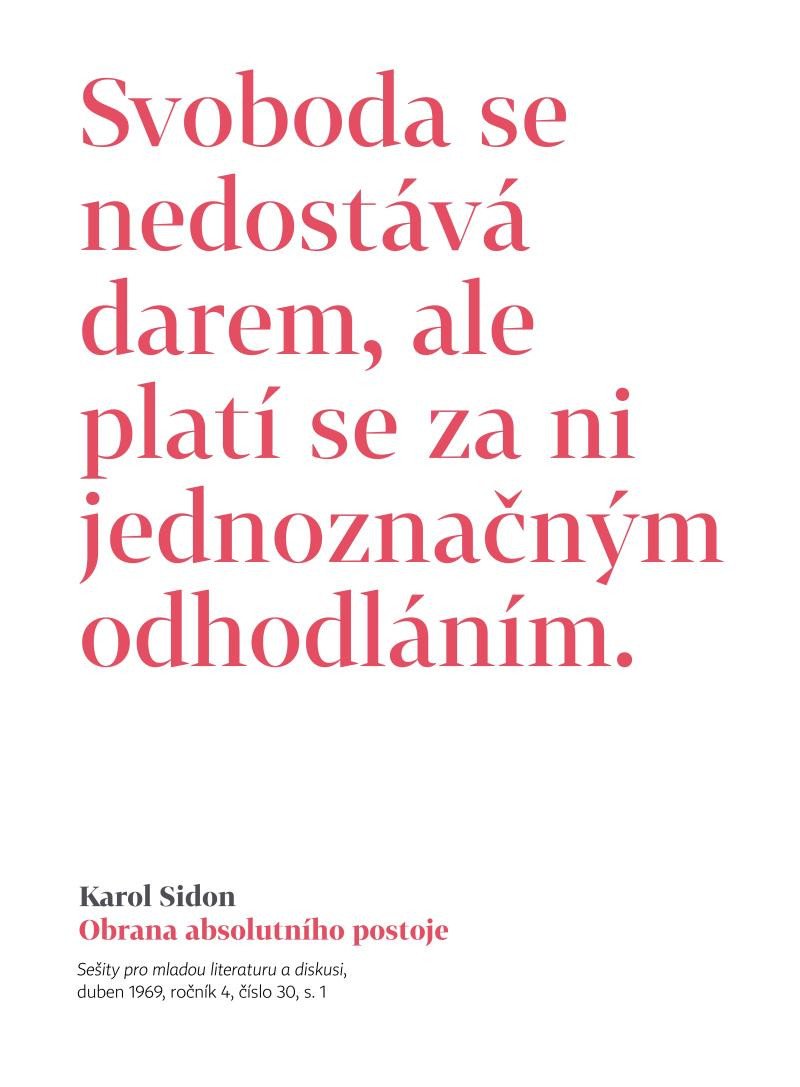 OBRANA ABSOLUTNÍHO POSTOJE