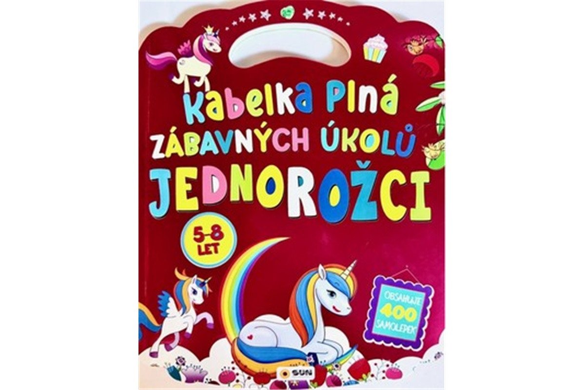 Obálka knihy KABELKA PLNÁ ZÁBAVNÝCH ÚKOLŮ - JEDNOROŽCI od autora <br>