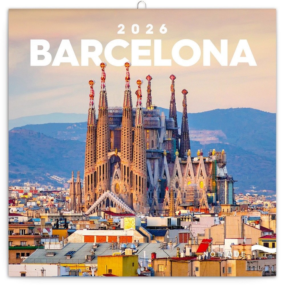 BARCELONA 2026 KALENDÁŘ NÁSTĚNNÝ