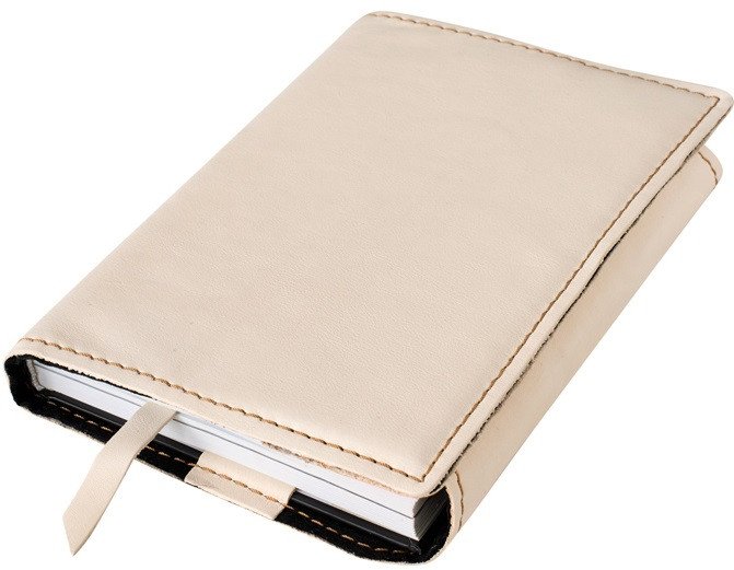 Obálka knihy KOŽENÝ OBAL PRO VAŠI KNIHU XL SK01 SLONOVÁ KOST od autora <br>