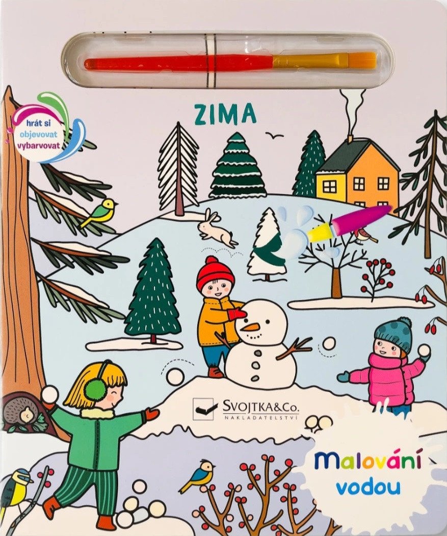 Obálka knihy ZIMA - MALOVÁNÍ VODOU od autora <br>