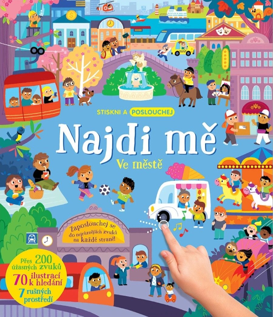 Obálka knihy NAJDI MĚ VE MĚSTĚ - STISKNI A POSLOUCHEJ od autora <br>