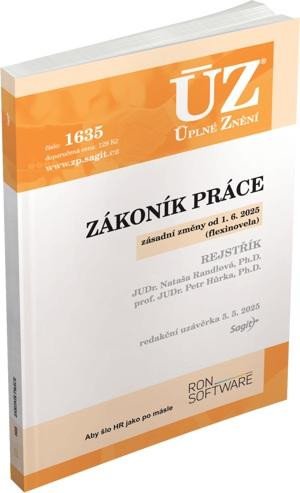 ÚZ 1635 ZÁKONÍK PRÁCE K 5/5/25
