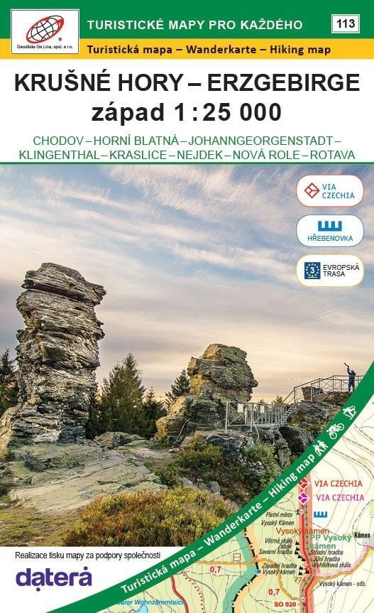 KRUŠNÉ HORY ERZGEBIRGE ZÁPAD
