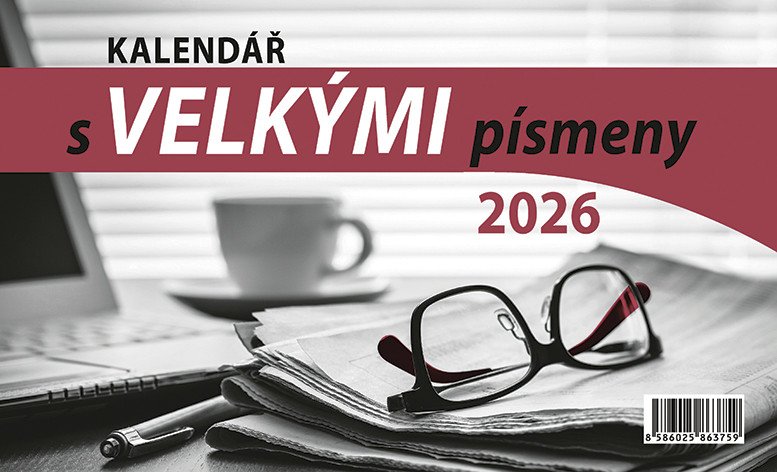 KS KALENDÁŘ S VELKÝMI PÍSMENY 2026