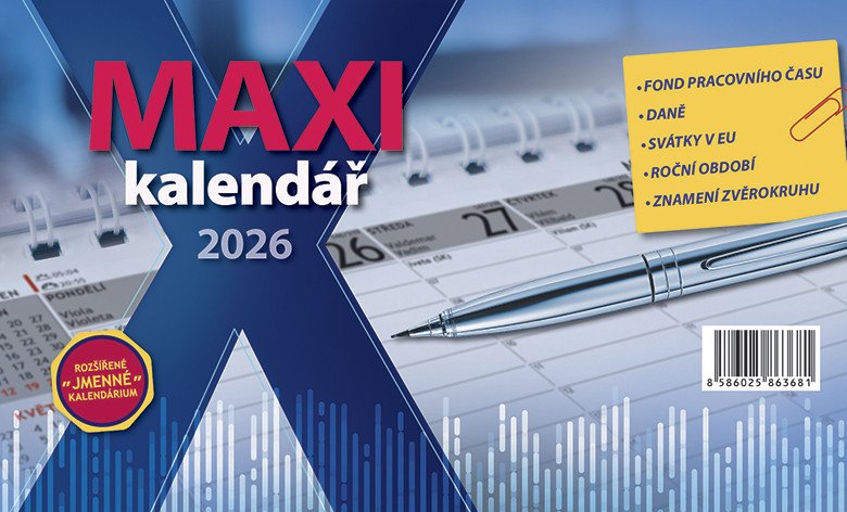 KS MAXI KALENDÁŘ 2026
