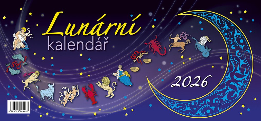 LUNÁRNÍ KALENDÁŘ 2026 KALENDÁŘ STOLNÍ