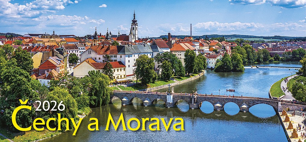 ČECHY A MORAVA 2026 KALENDÁŘ NÁSTĚNNÝ