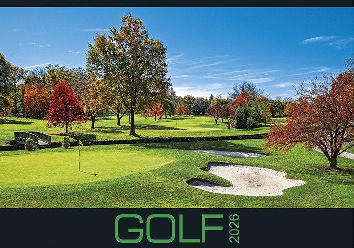 GOLF 2026 KALENDÁŘ NÁSTĚNNÝ