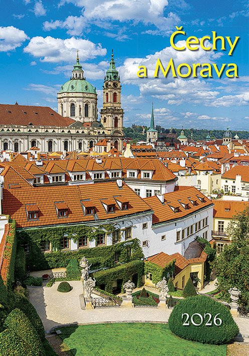 ČECHY A MORAVA 2026 KALENDÁŘ NÁSTĚNNÝ