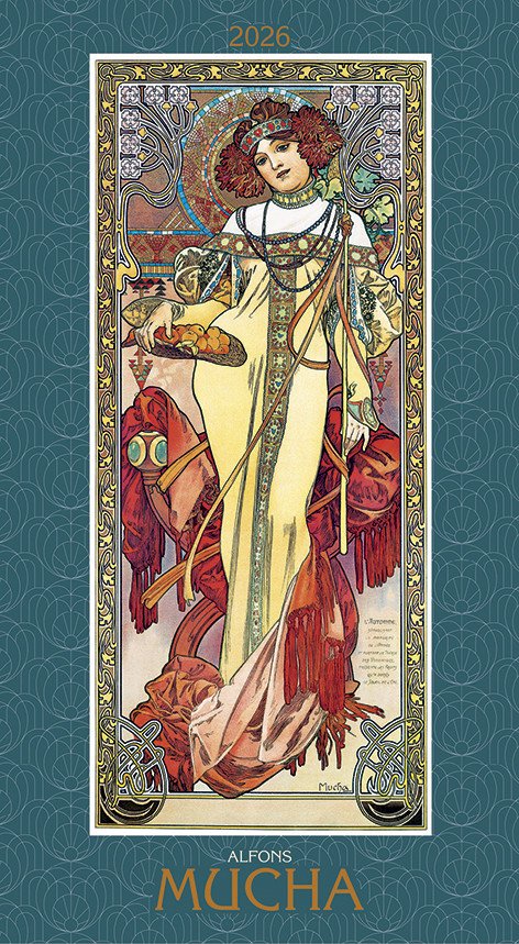 2026 ALFONS MUCHA NÁSTĚNNÝ