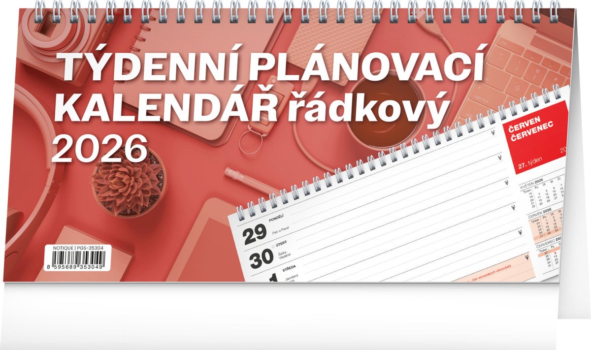2026 PLÁNOVACÍ STONÍ ŘÁDKOVÝ