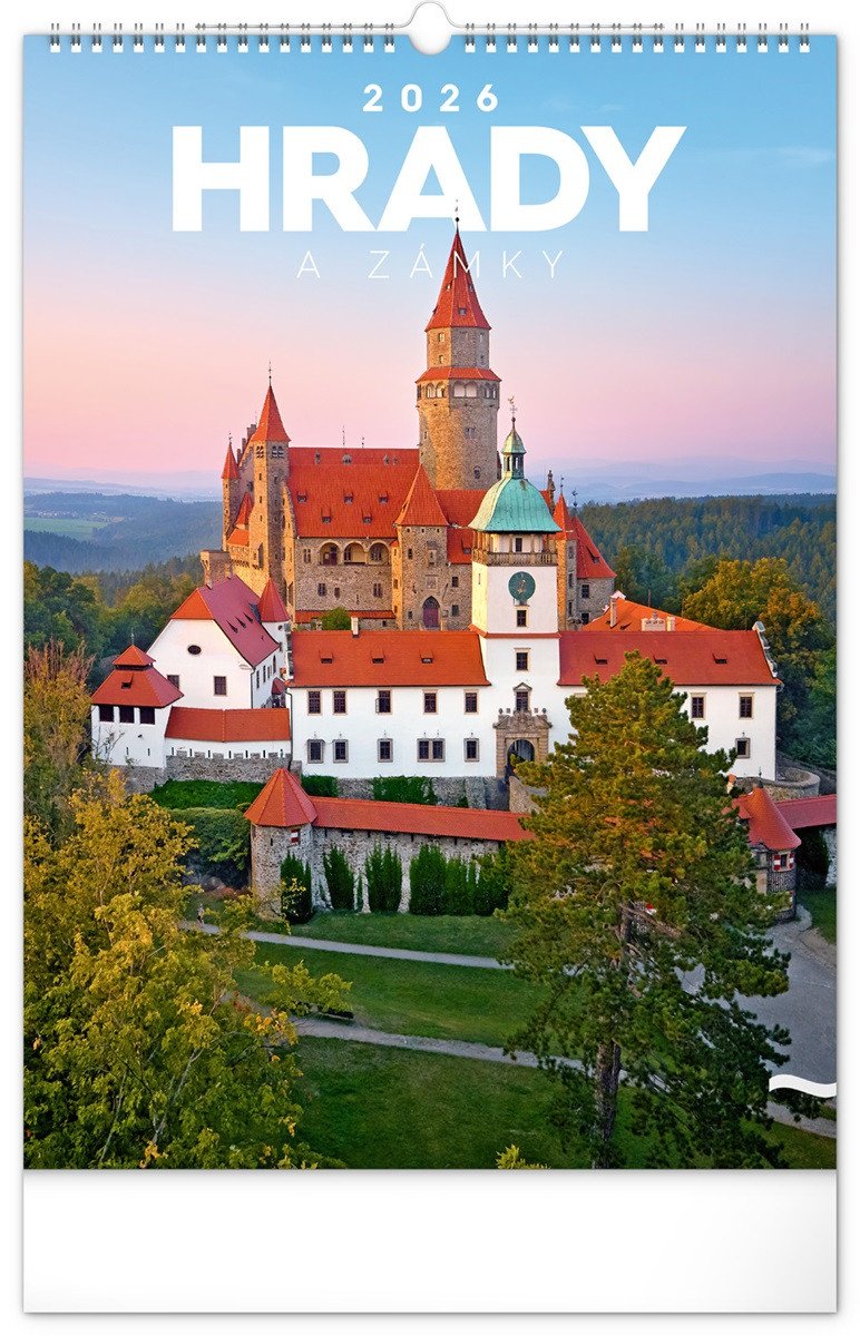 2026 HRADY A ZÁMKY NÁSTĚNNÝ