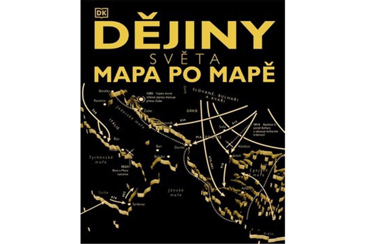 Obálka knihy DĚJINY SVĚTA: MAPA PO MAPĚ od autora neuveden
