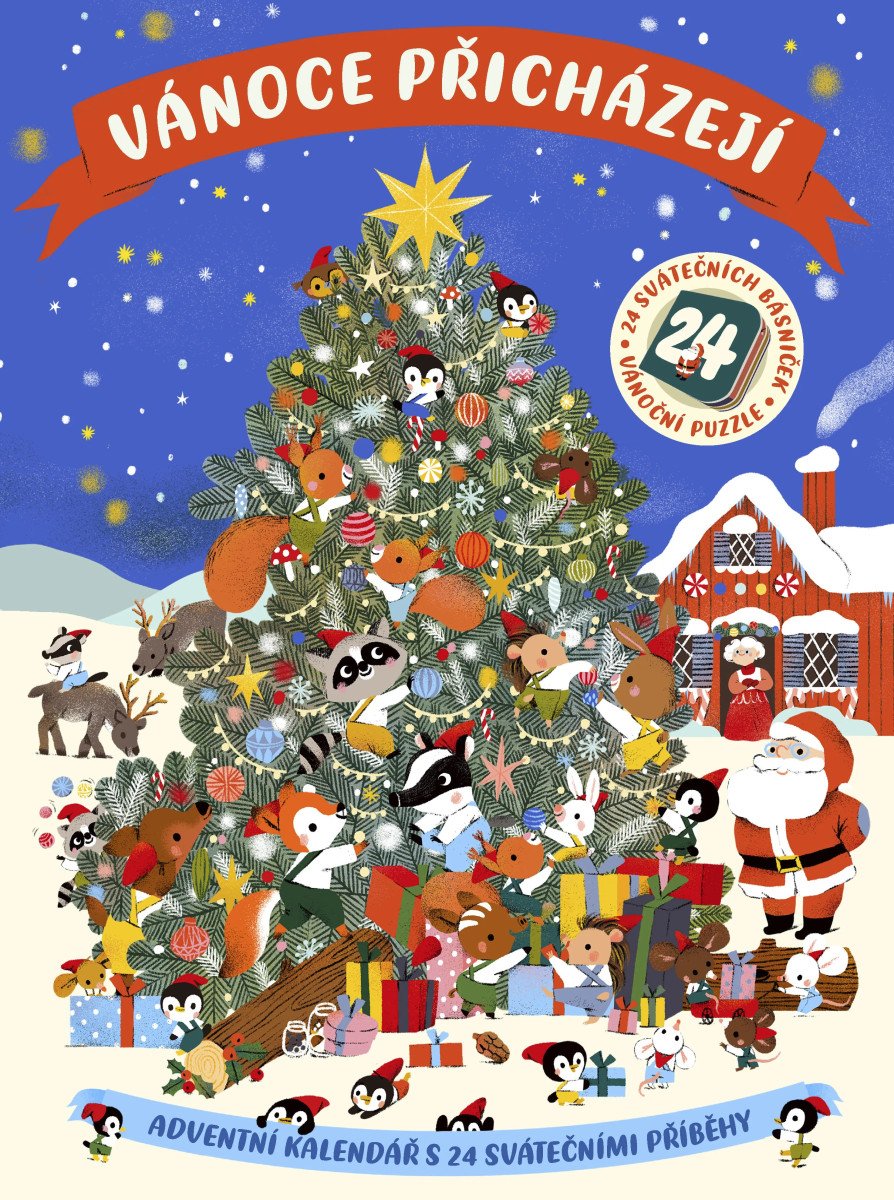 VÁNOCE PŘICHÁZEJÍ - KNIŽNÍ ADVENTNÍ KALE