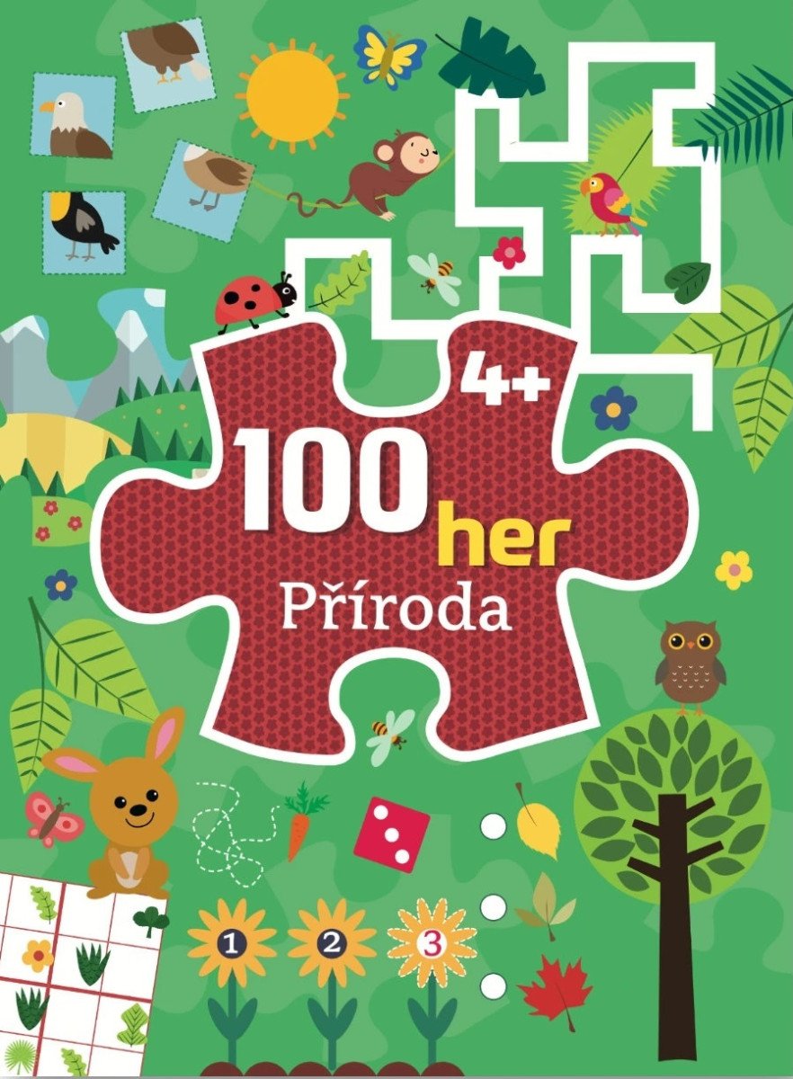 Obálka knihy 100 HER PŘÍRODA 4+ od autora <br>