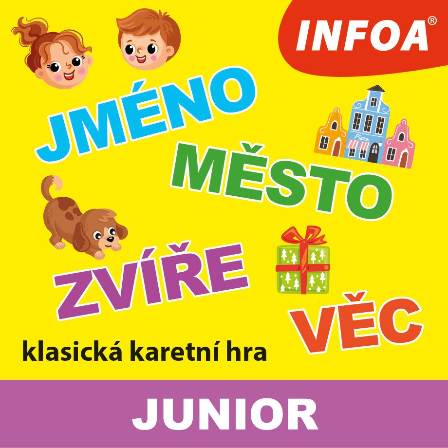 Obálka knihy JMÉNO, MĚSTO, ZVÍŘE, VĚC JUNIOR - HRA od autora <br>