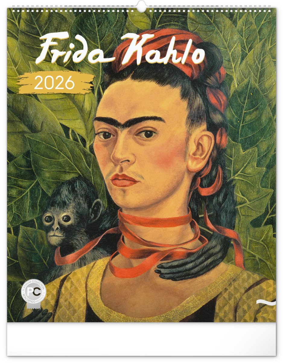 Obálka knihy KALENDÁŘ 2026 NÁSTĚNNÝ -  FRIDA KAHLO od autora <br>