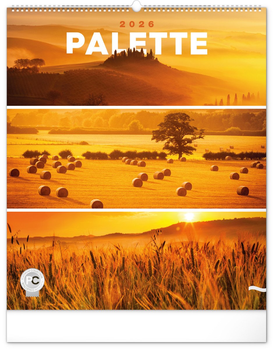 NÁSTĚNNÝ KALENDÁŘ 2026 PALETA