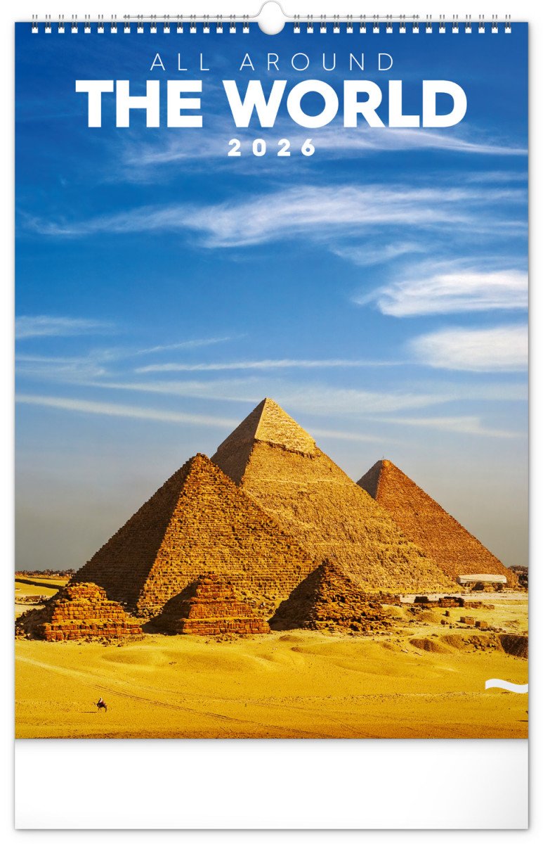 NÁSTĚNNÝ KALENDÁŘ 2026 SVĚTOVÉ MONUMENTY