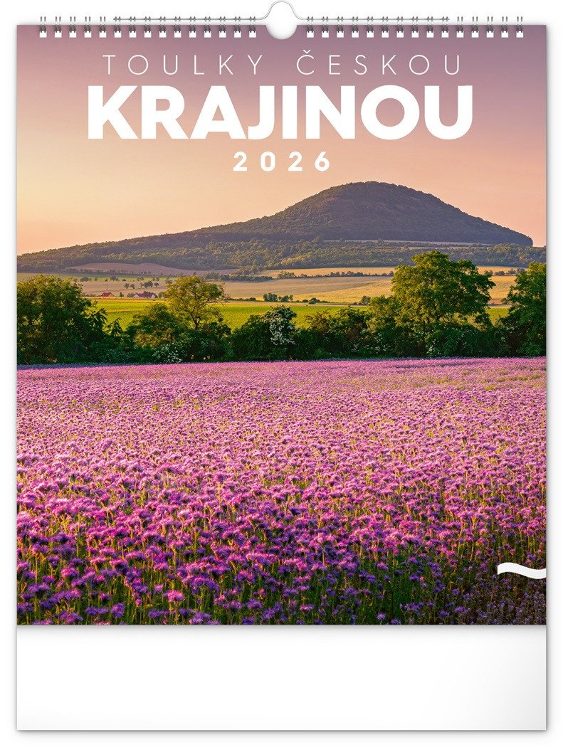 2026 TOULKY ČESKOU KRAJINOU NÁSTĚNNÝ