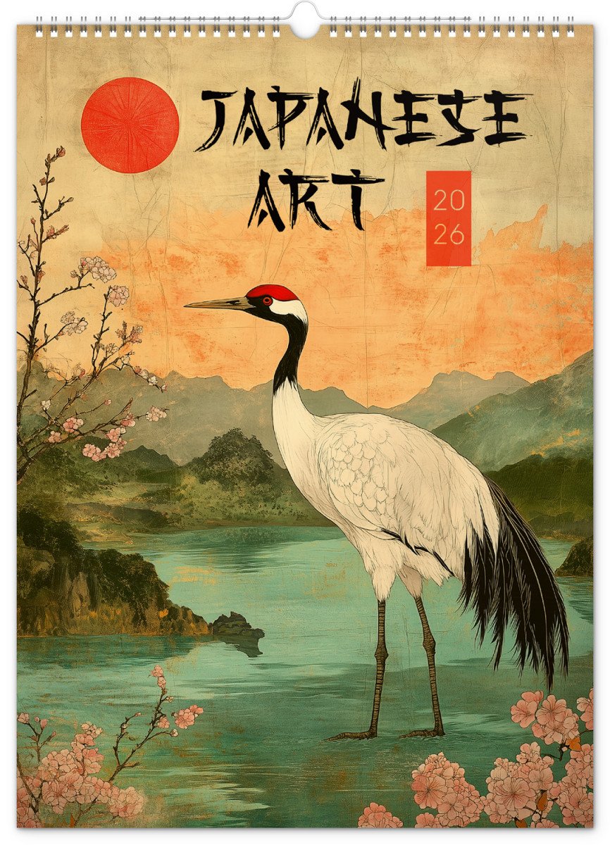 2026 VINTAGE PLAKÁTY JAPONSKÉ UMĚNÍ NÁSTĚNNÝ