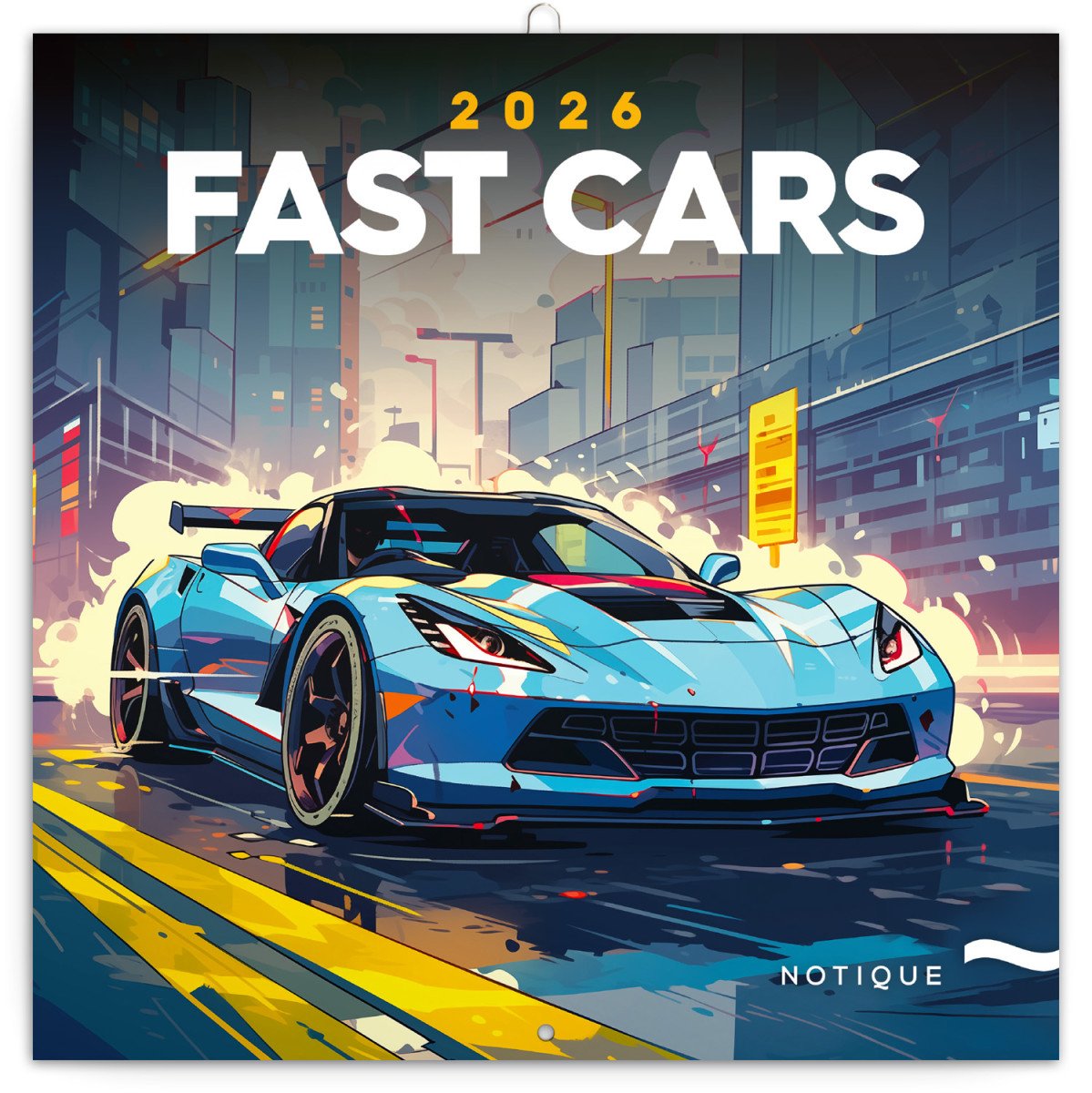FANTASTICKÁ AUTA 2026 KALENDÁŘ NÁSTĚNNÝ