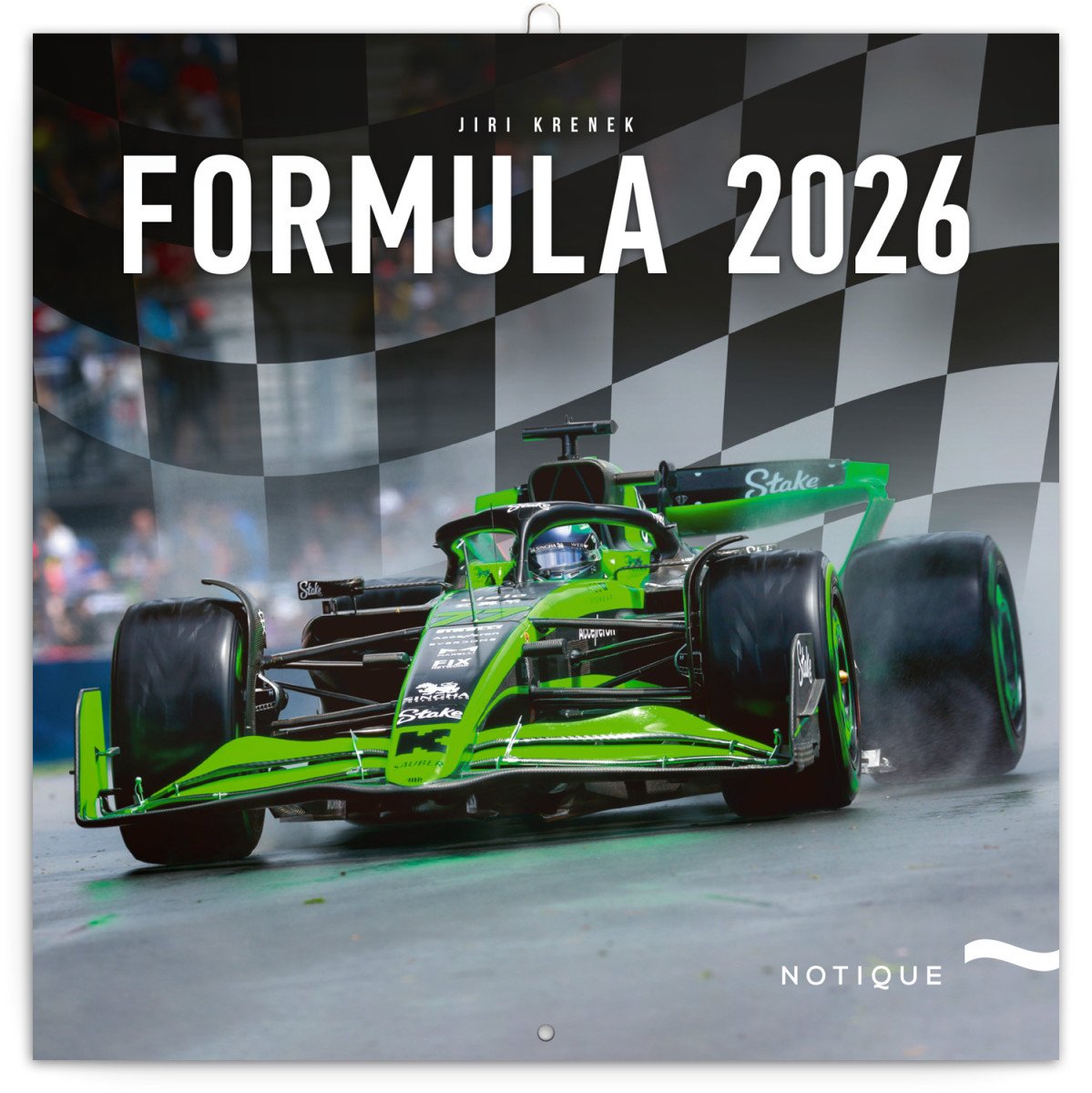 FORMULE 1 JIŘÍ KŘENEK KALENDÁŘ NÁSTĚNNÝ