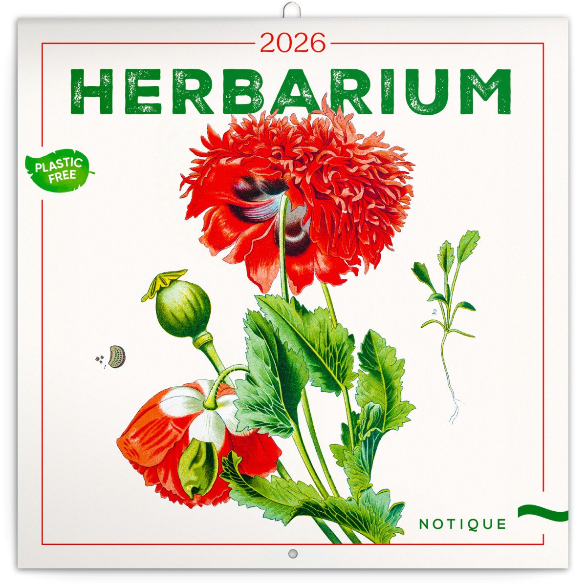 HERBÁŘ 2026 KALENDÁŘ NÁSTĚNNÝ