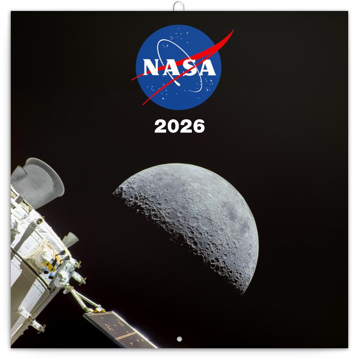 NÁSTĚNNÝ KALENDÁŘ 2026 POZNÁMKOVÝ NASA